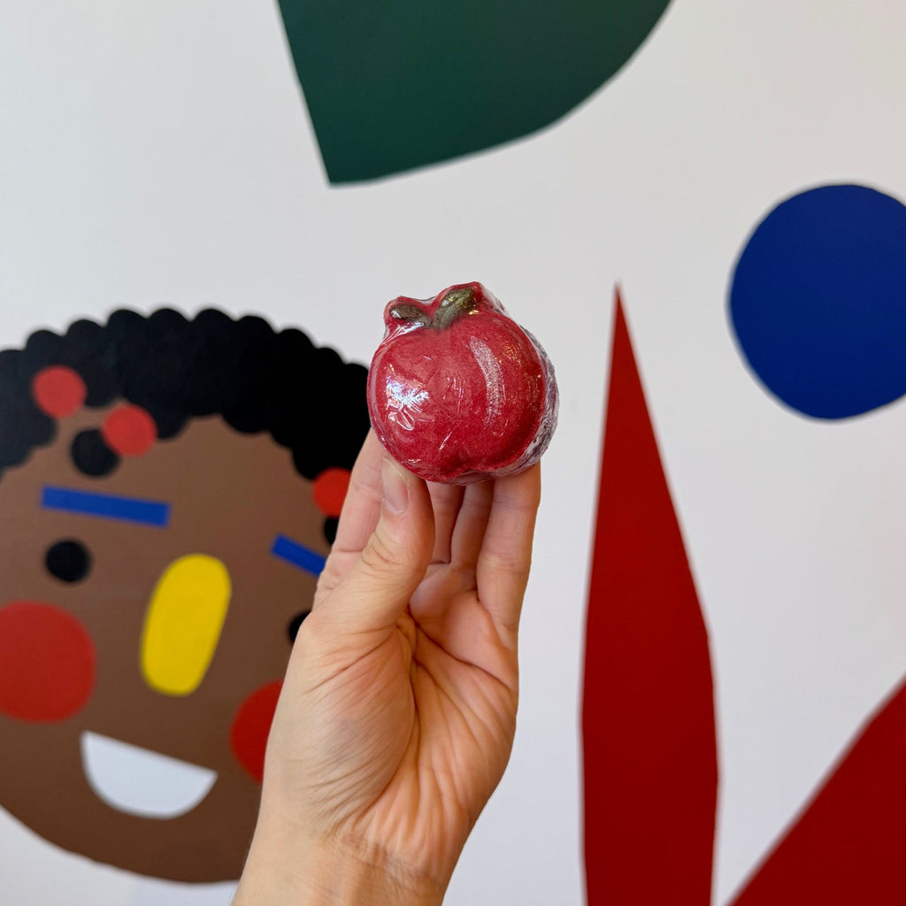 Little Red Apple Mini Bath Bomb by Poppy & Thyme
