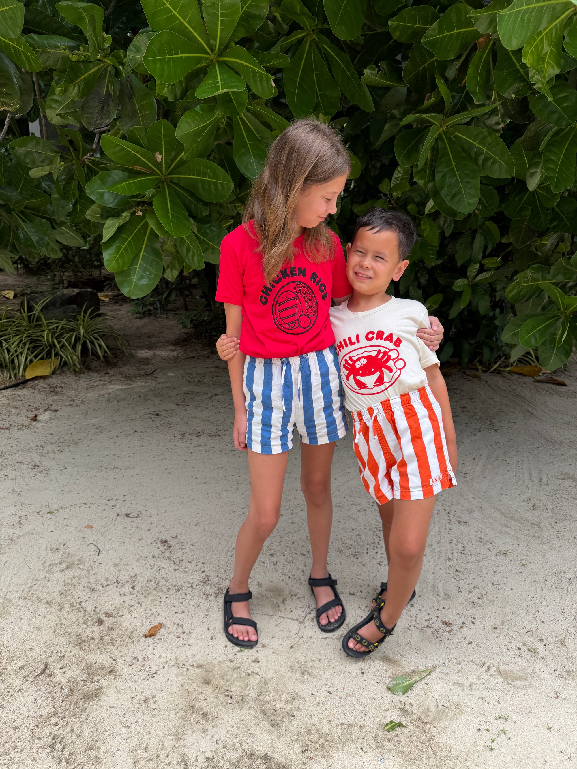Chili Crab + Kid + Adult Graphic Tee