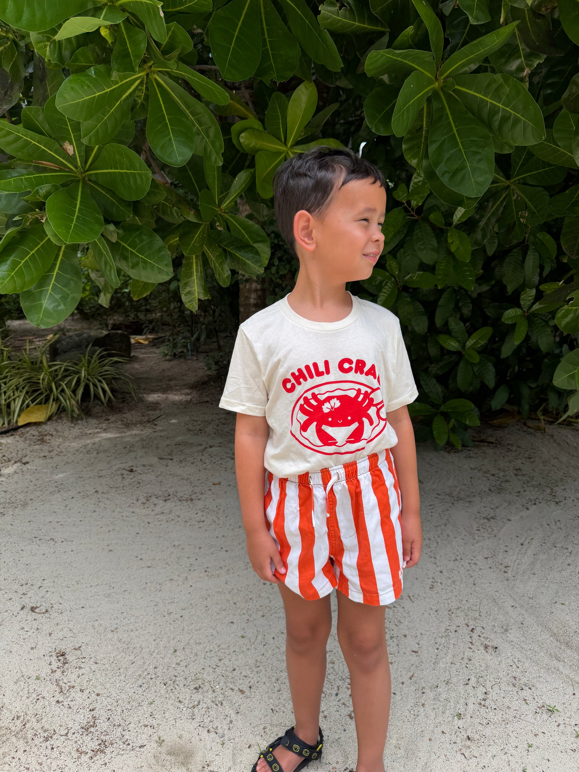 Chili Crab + Kid + Adult Graphic Tee