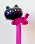 Black Cat Wiggle Gel Pen
