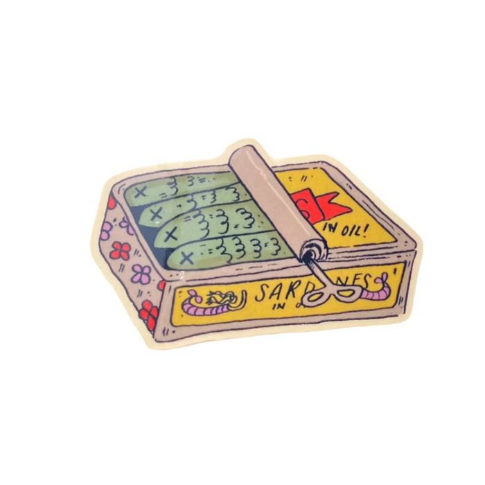 Silly Sardines Sticker by Paisley Jensen Studios