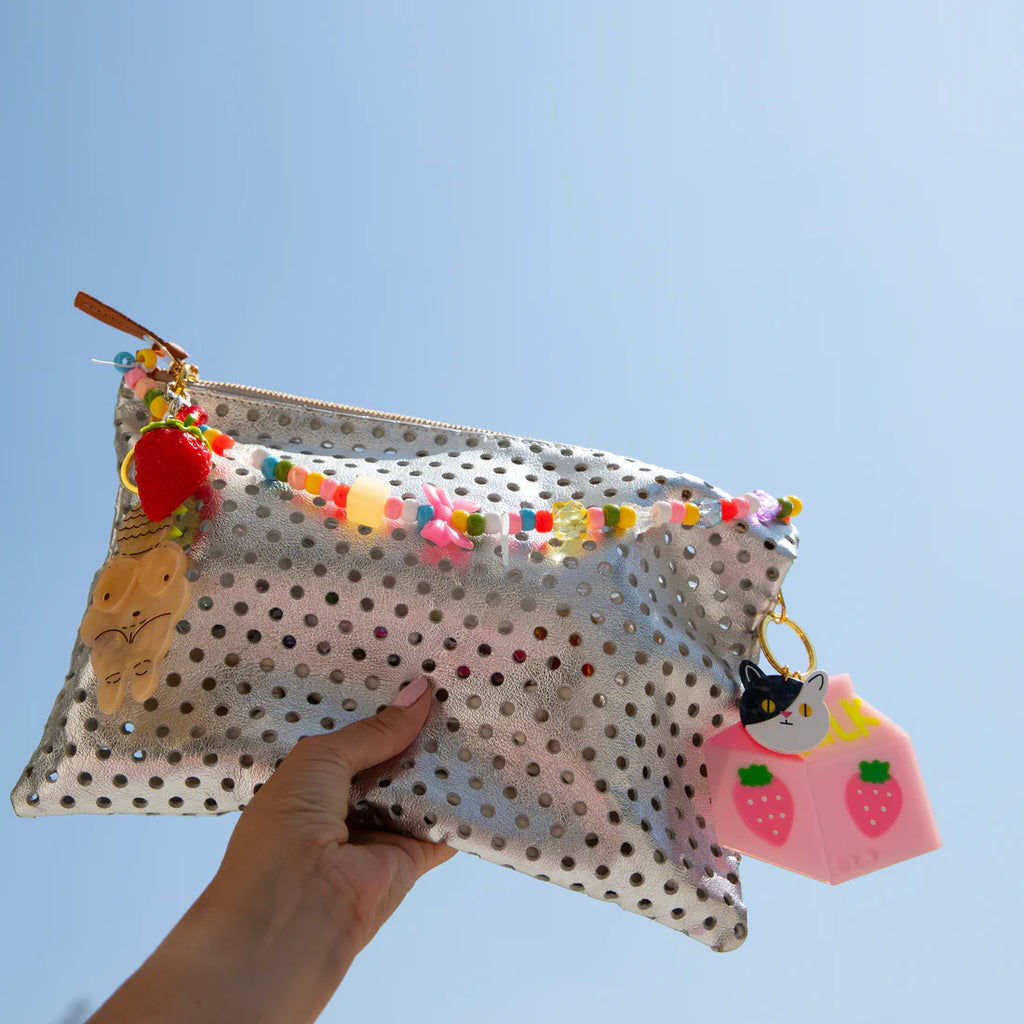 Cat Milk Bag Charm by Carolyn Suzuki