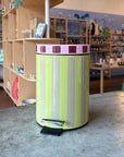 Firefly Stripe Bathroom Trash Bin