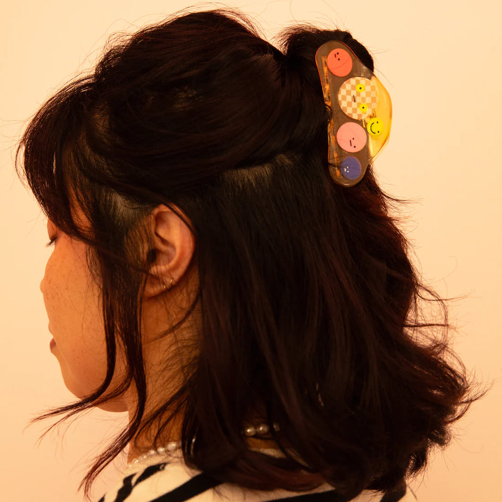 Faces Hair Claw by Carolyn Suzuki