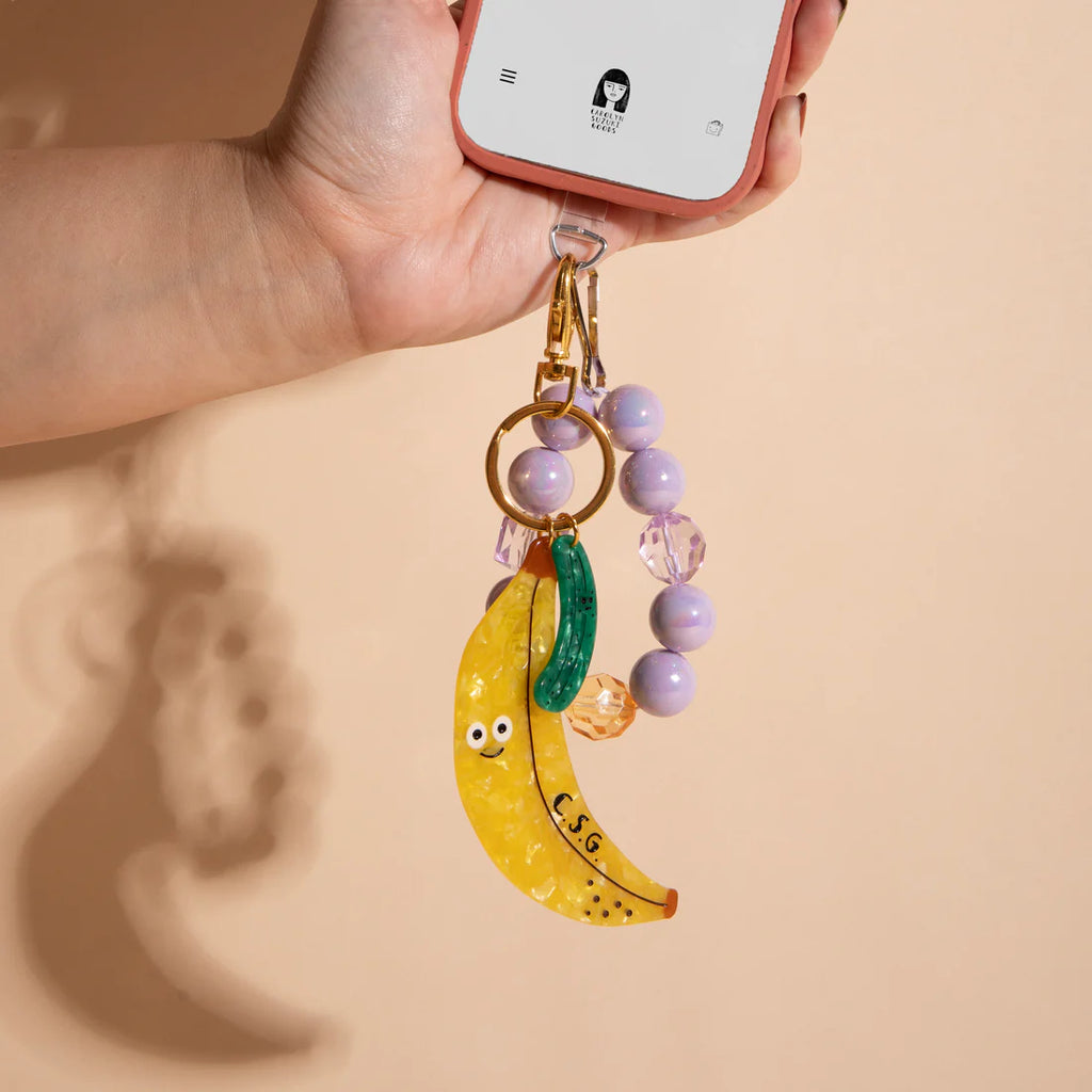 Pickle N Banana Bag Charm by Carolyn Suzuki