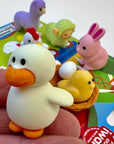 Chicken and Friends Eraser Set