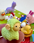 Chicken and Friends Eraser Set