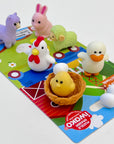 Chicken and Friends Eraser Set