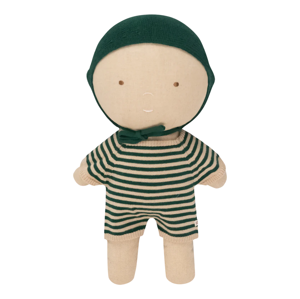 Gommu Green Stripes Short One-Piece by GOMMU