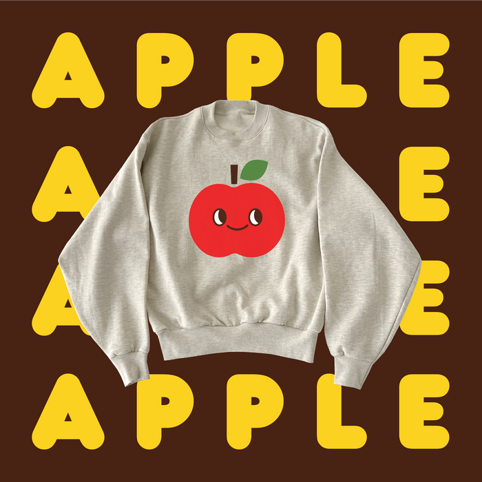 SALE Shiho Aoki X Mochi Kids An Apple A Day Adult Sweatshirt