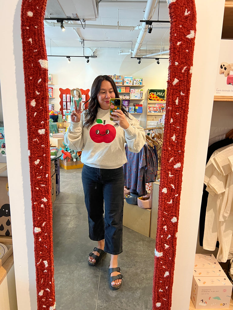 SALE Shiho Aoki X Mochi Kids An Apple A Day Adult Sweatshirt