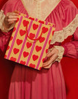Heart Stripes Medium Gift Bag