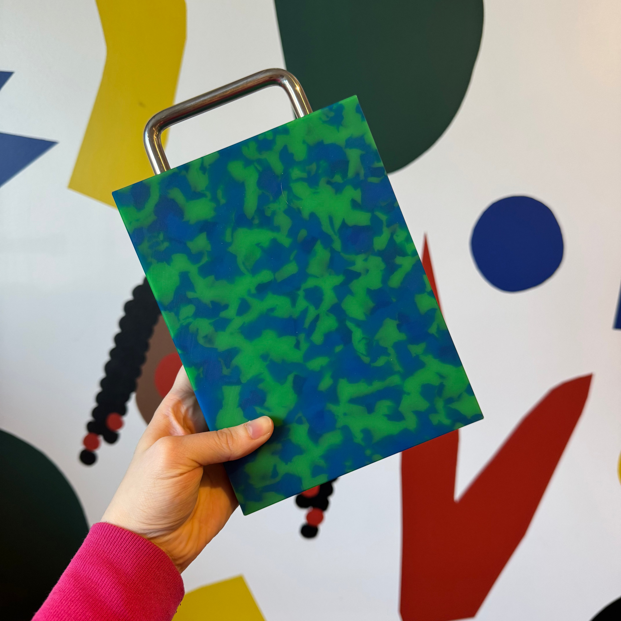 Small Cutting Board - Blue/Green