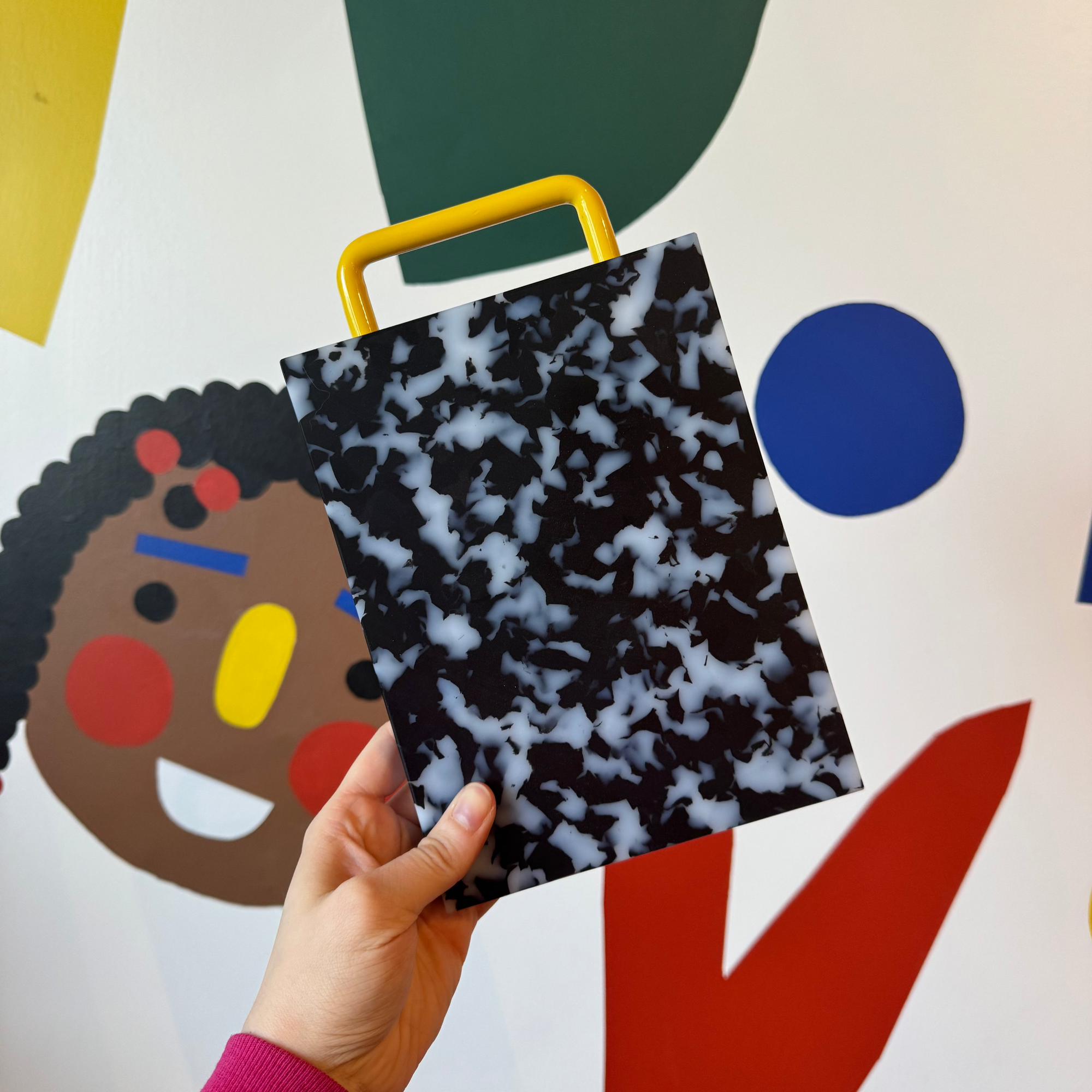 Small Cutting Board - Black/White