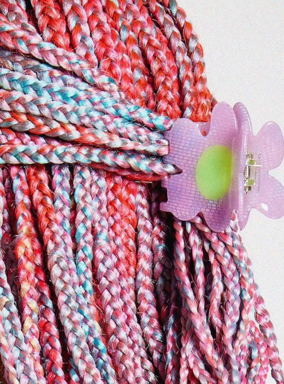 Flower Hair Claw in Shimmer