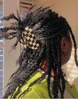 Checker Hair Claw in Black/White by Chunks