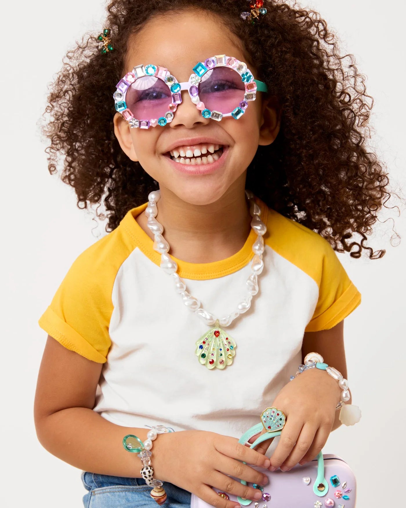 Mermaid Splash &amp; Sparkle Gemify Sunglasses and Case
