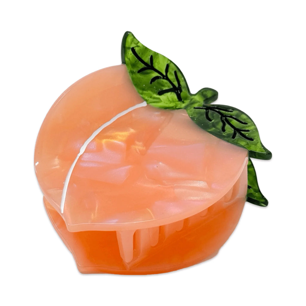 Midi Peach Hair Claw Clip by Jenny Lemons