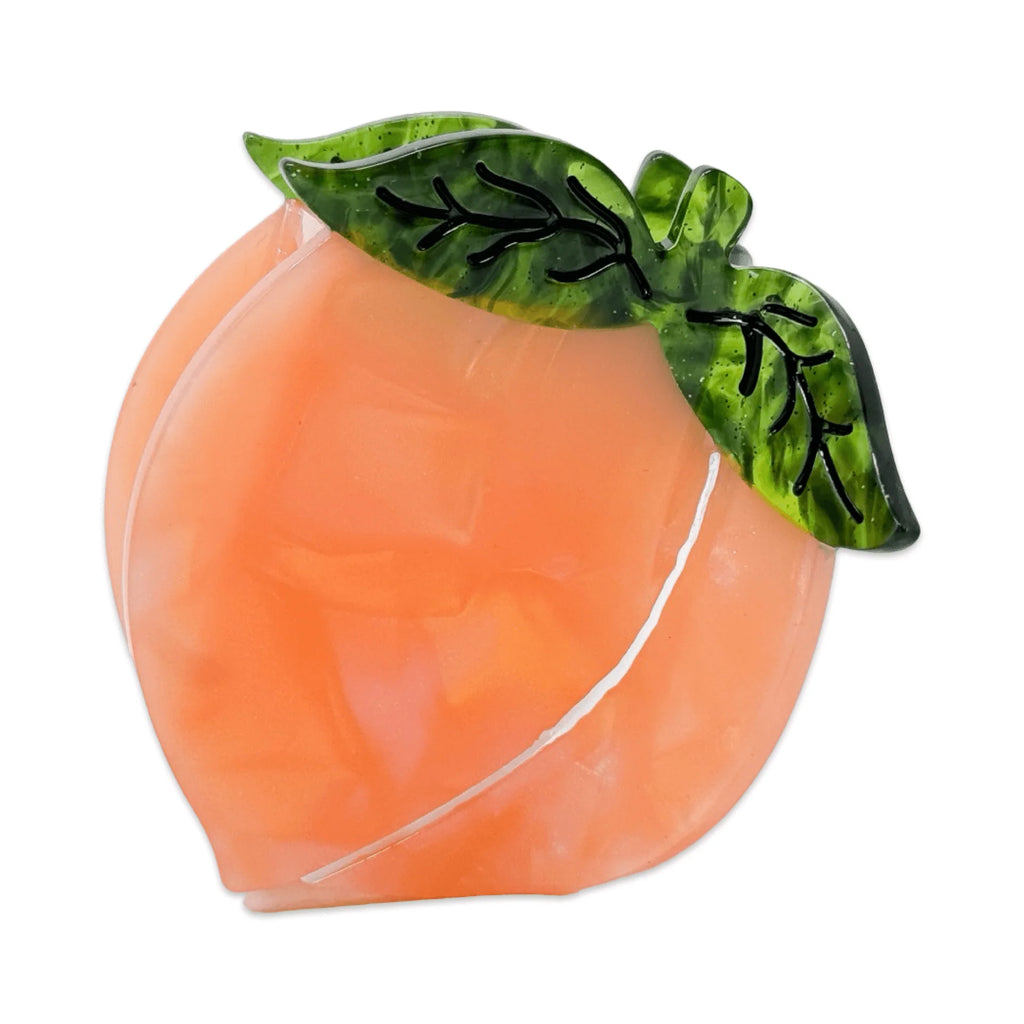 Midi Peach Hair Claw Clip by Jenny Lemons