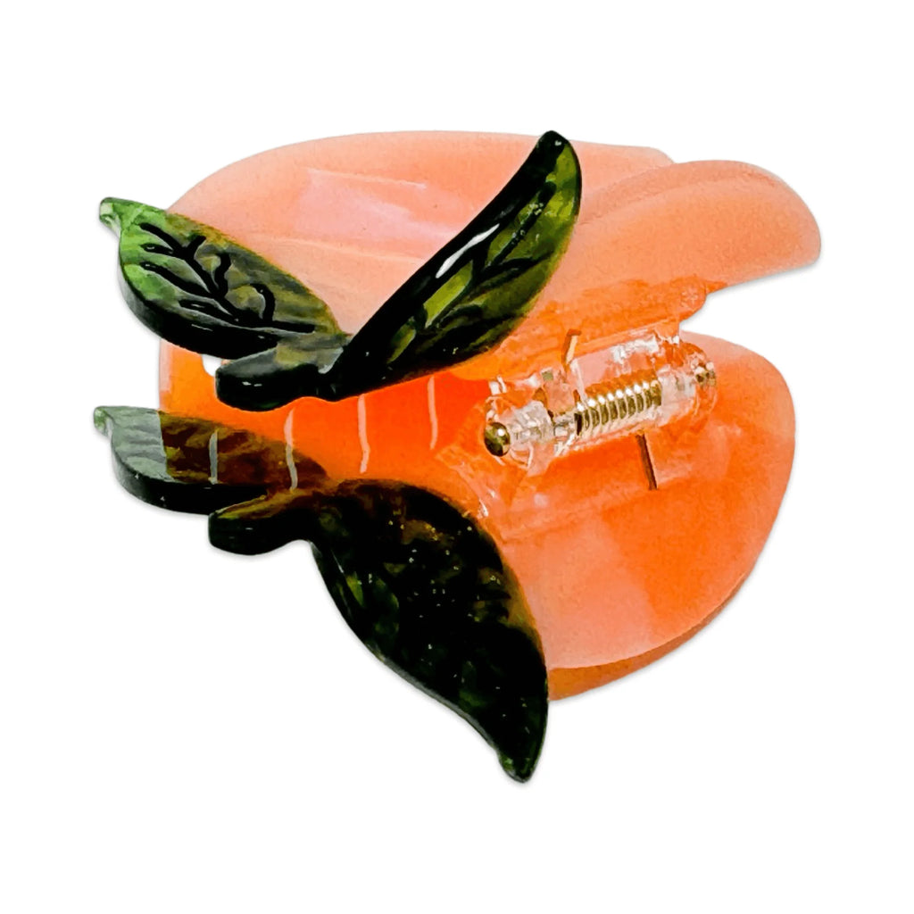 Midi Peach Hair Claw Clip by Jenny Lemons