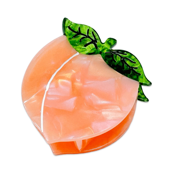 Midi Peach Hair Claw Clip by Jenny Lemons