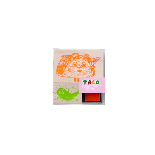 Taco & Hot Pepper Stamp Kit by Yellow Owl Workshop