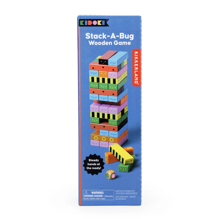 Stack-A-Bug Wooden Game by Kikkerland