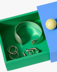 Large Cache Box - Blue/Green by Areaware