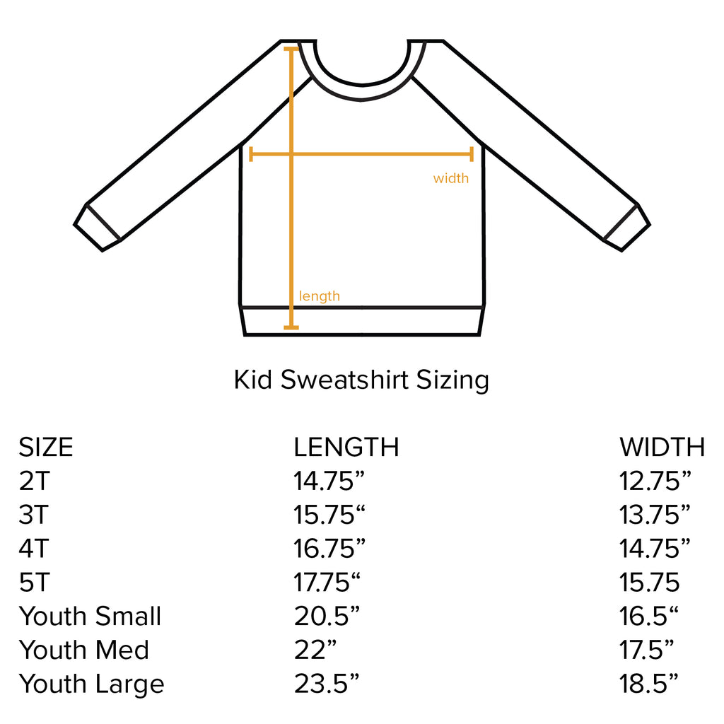 Soy Sauce Embroidered Kid + Adult Raglan Sweatshirt PREORDER