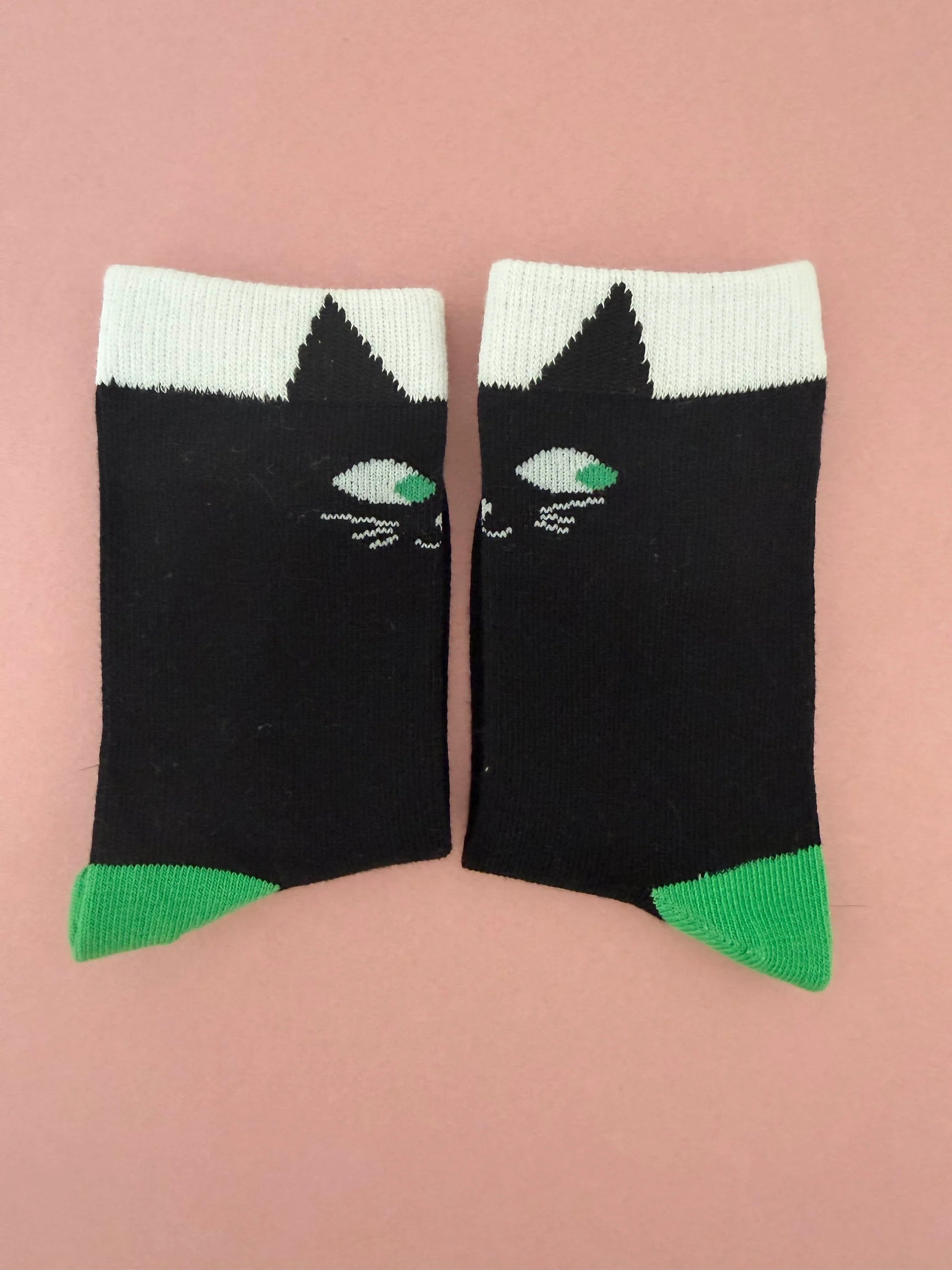 Kids Black Cats Socks