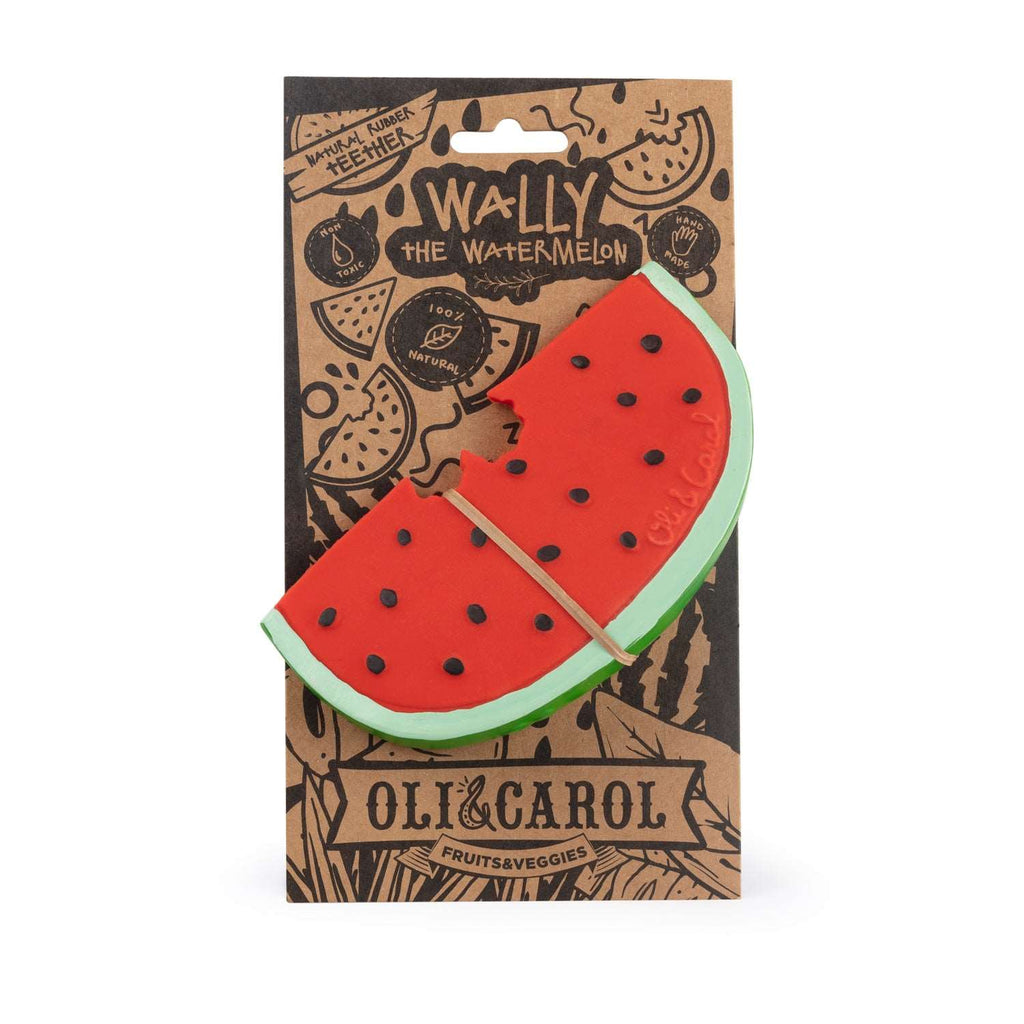 Wally the Watermelon Baby Teether by Oli and Carol