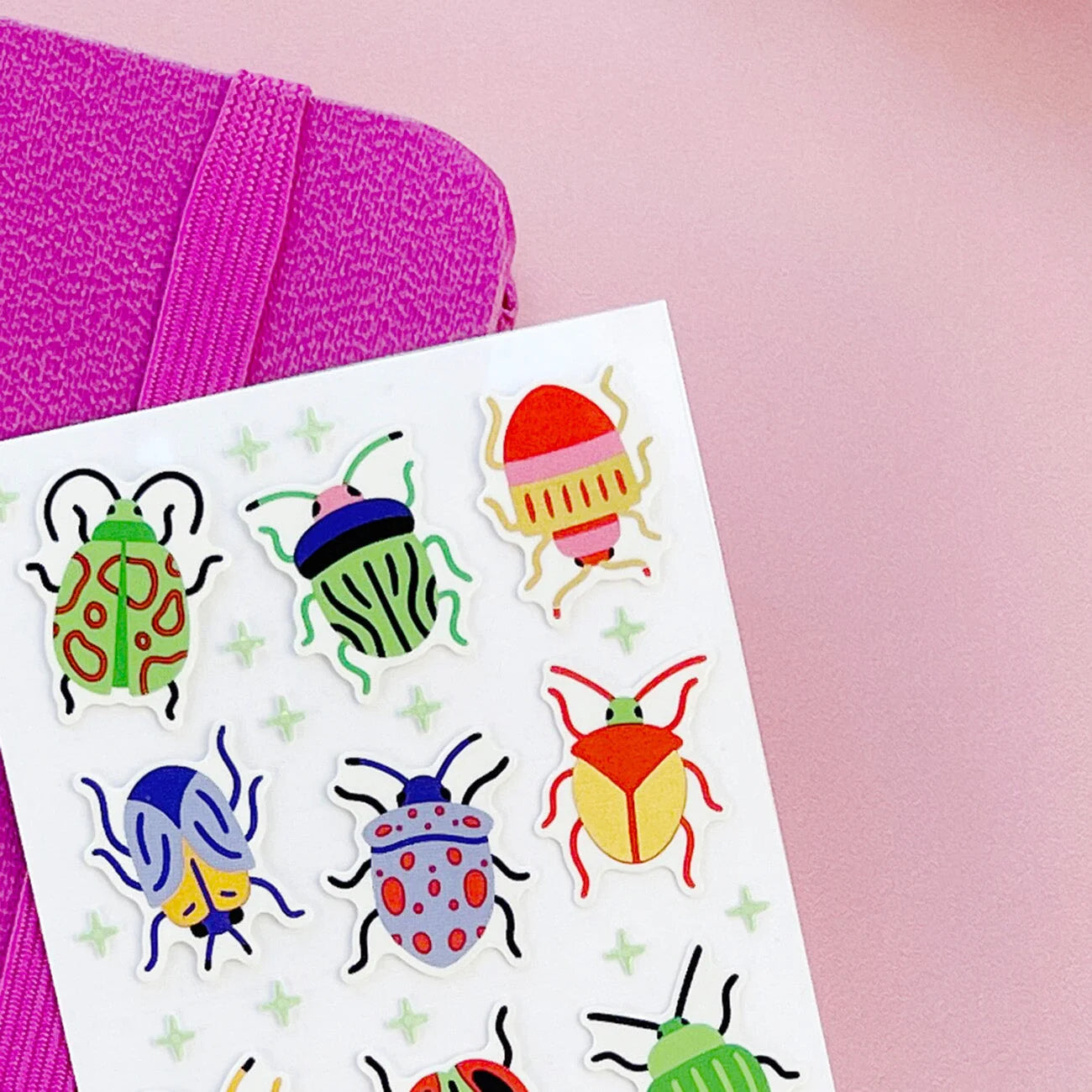 Bright Beetles Sticker Sheet