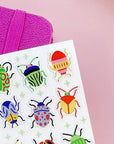 Bright Beetles Sticker Sheet