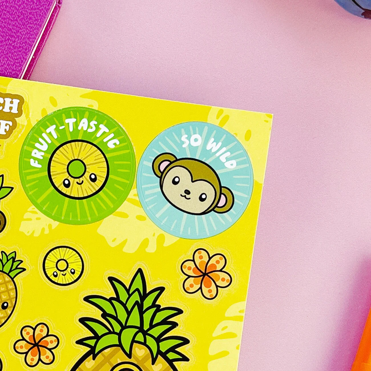 Fruit-tastic Fun Scratch and Sniff Sticker Sheet