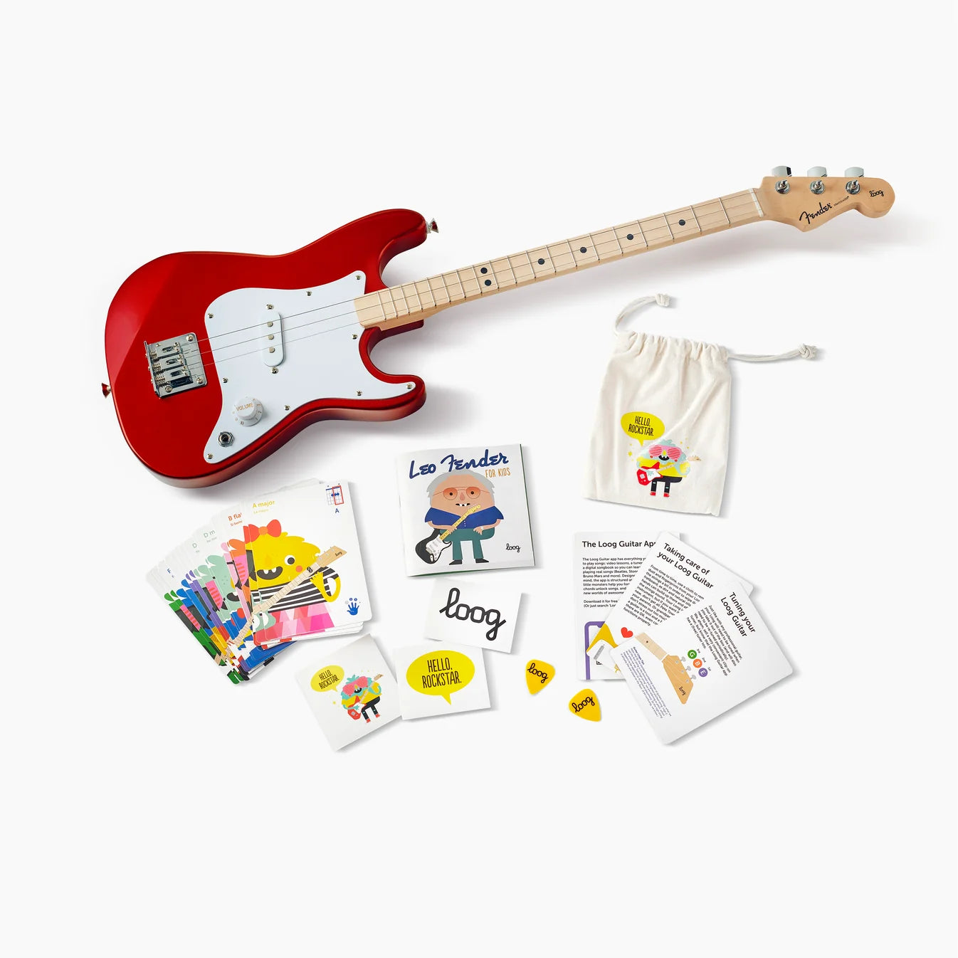 Fender X Loog Stratocaster 6+