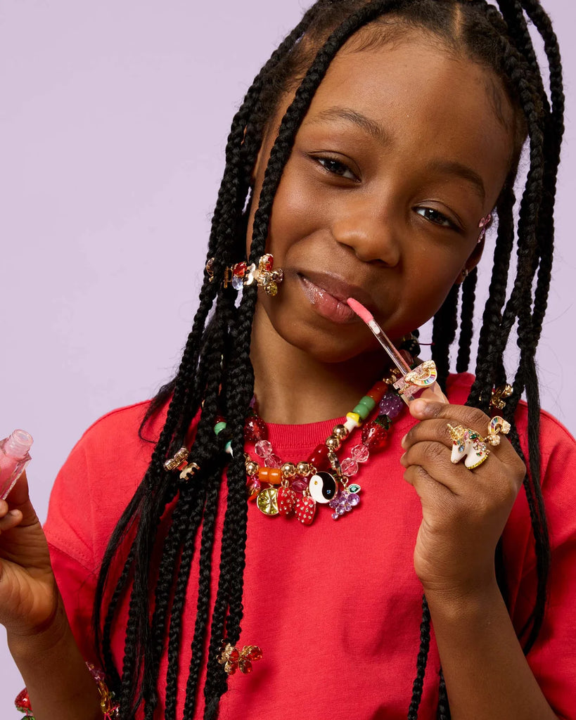 Gloss It Rainbow Lip Gloss Ring Set by Super Smalls