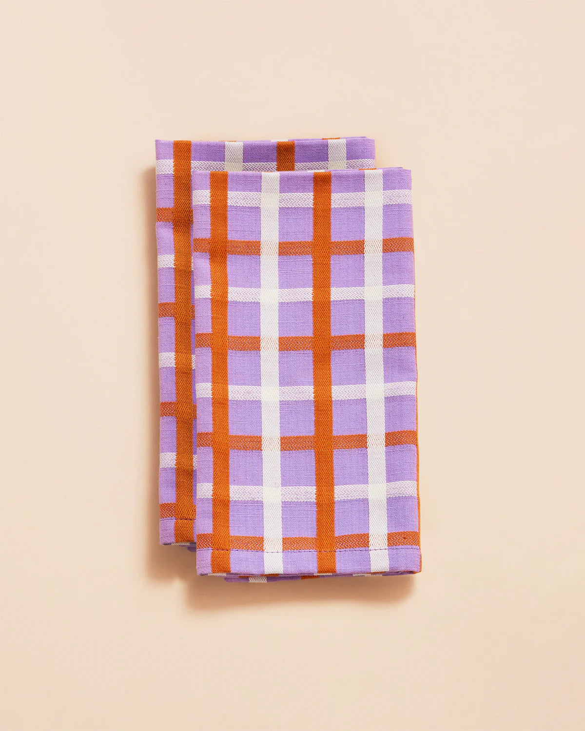 Woven Plaid Napkins by Dusen Dusen
