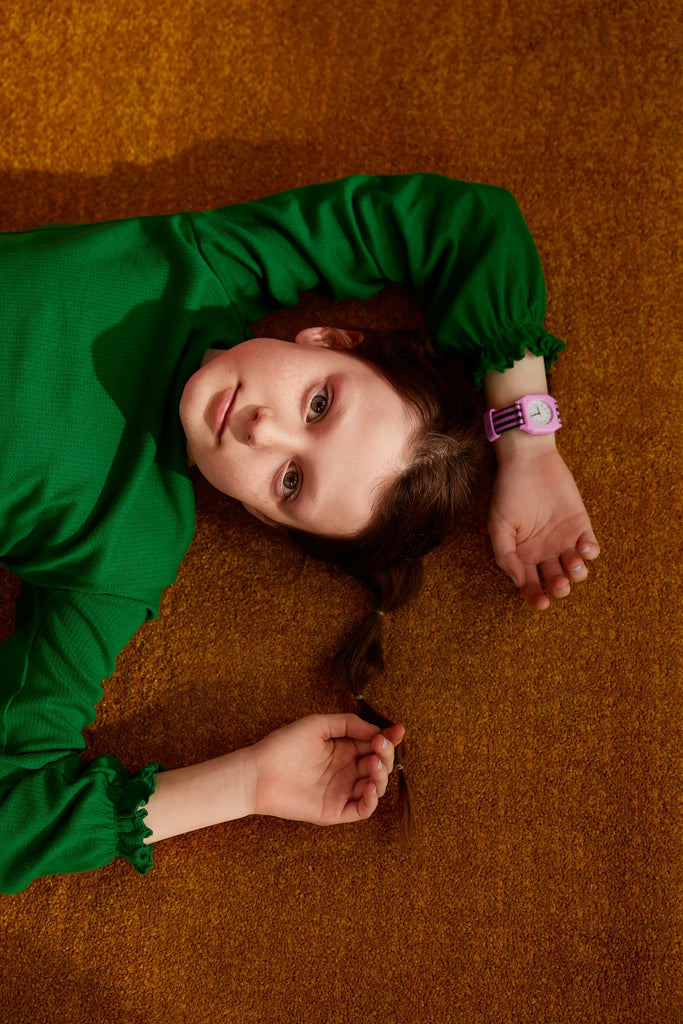Lavender Field Kids Watch by Mini Kyomo