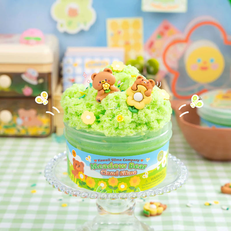 Meadow Bear Cloud Slime by Kawaii Slime Company