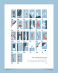 The Alpinist's Alphabet Print by My Outdoor Alphabet