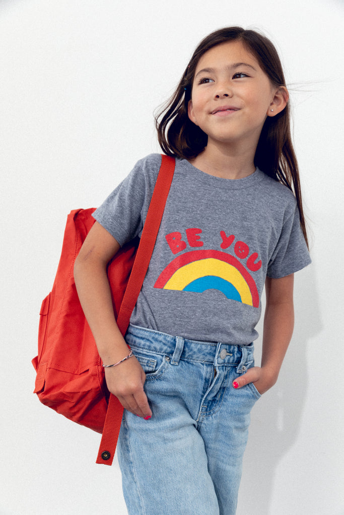 Suzy Ultman X Mochi Kids "Be You" Baby + Kid + Adult Tee