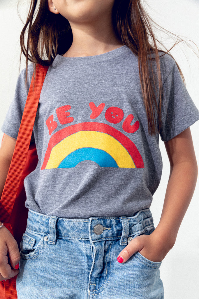 Suzy Ultman X Mochi Kids "Be You" Baby + Kid + Adult Tee