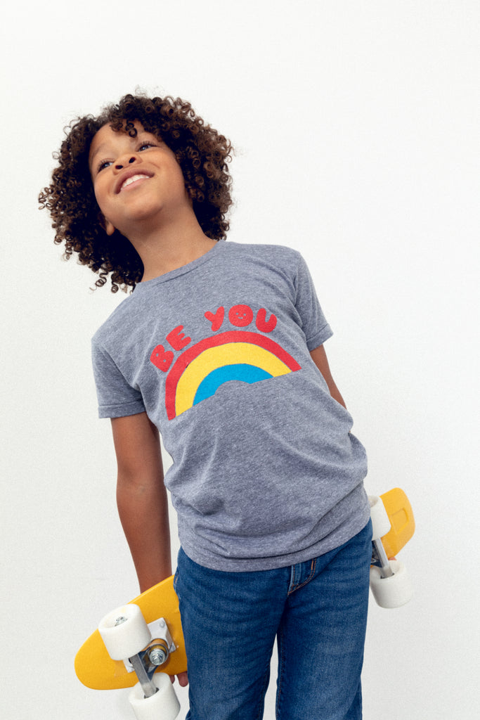 Suzy Ultman X Mochi Kids "Be You" Baby + Kid + Adult Tee