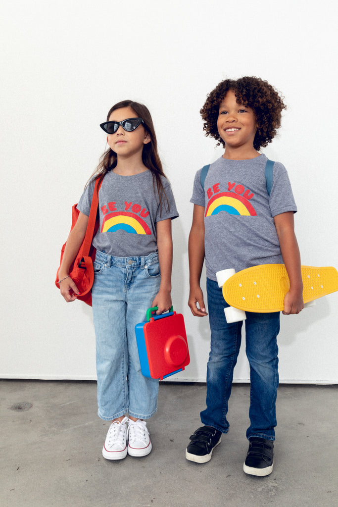 Suzy Ultman X Mochi Kids "Be You" Baby + Kid + Adult Tee