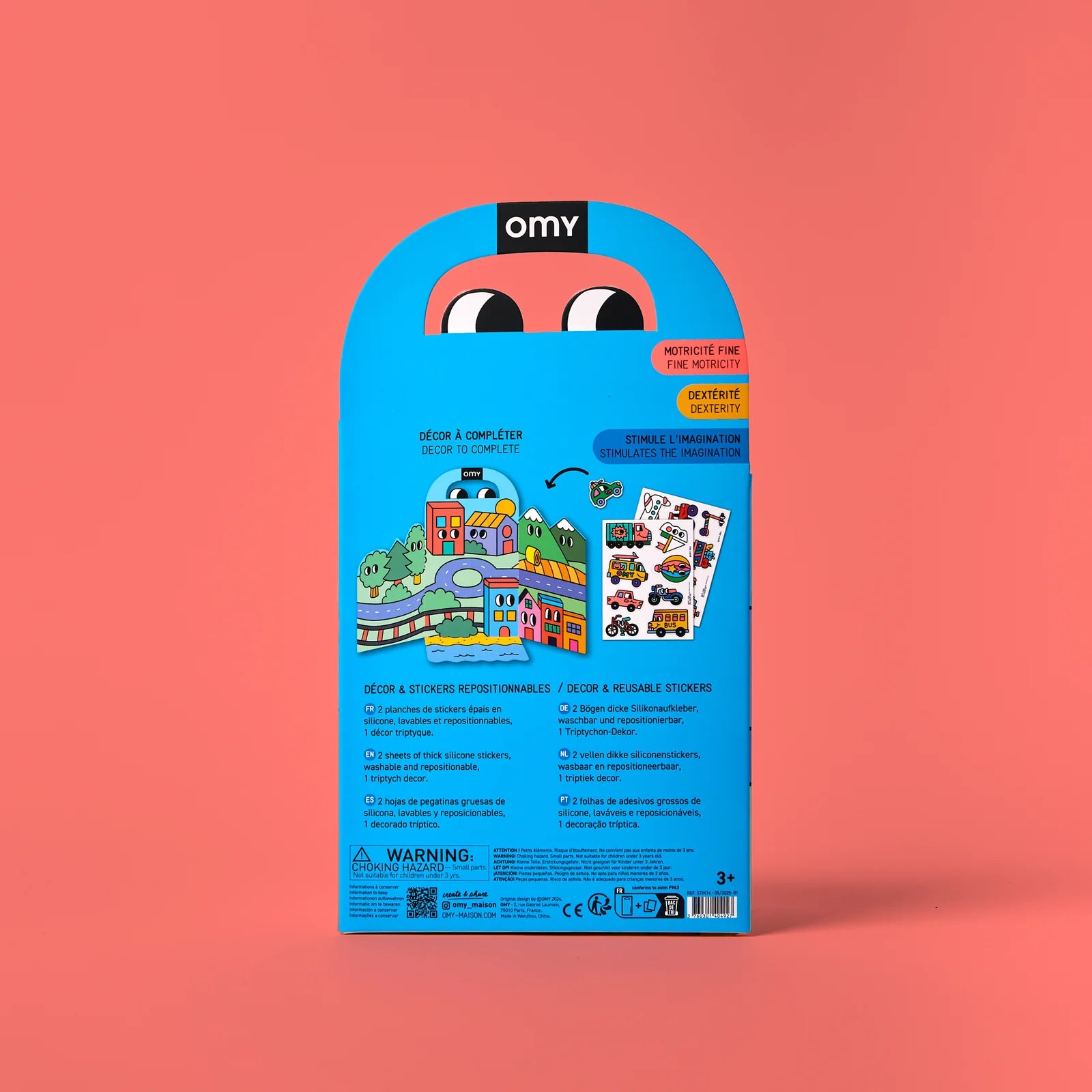 Montessori Decor Sticker Kit - Vroom Vroom by OMY