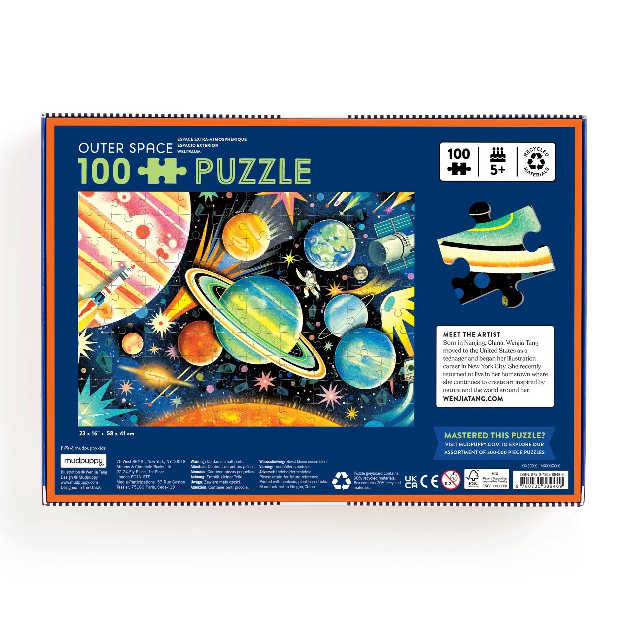 Outer Space 100 Piece Puzzle