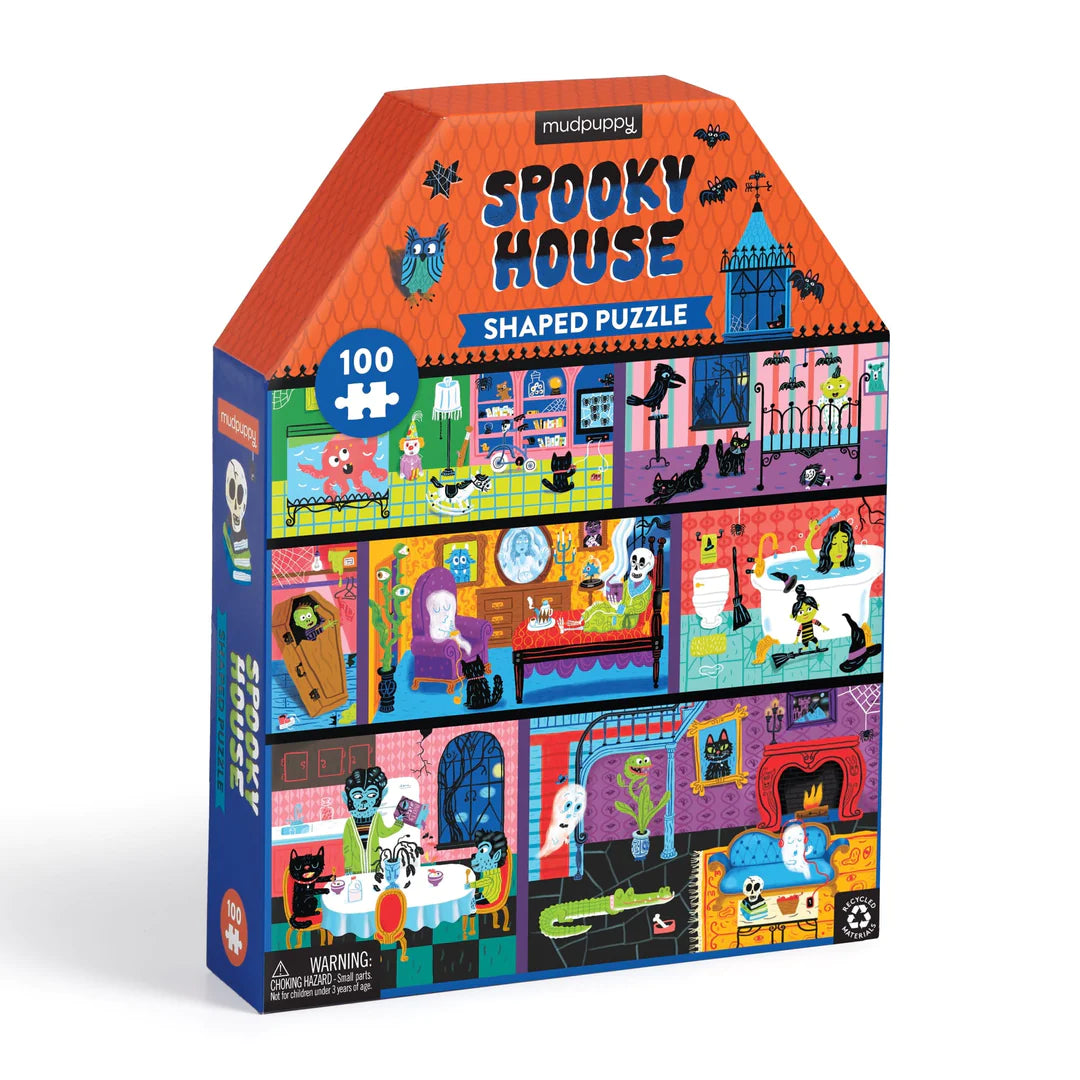 Spooky House Shaped Puzzle