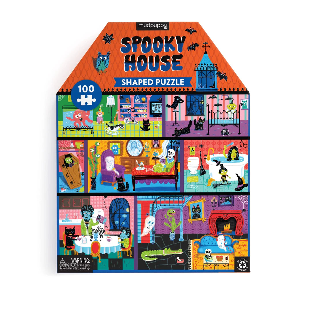Spooky House Shaped Puzzle