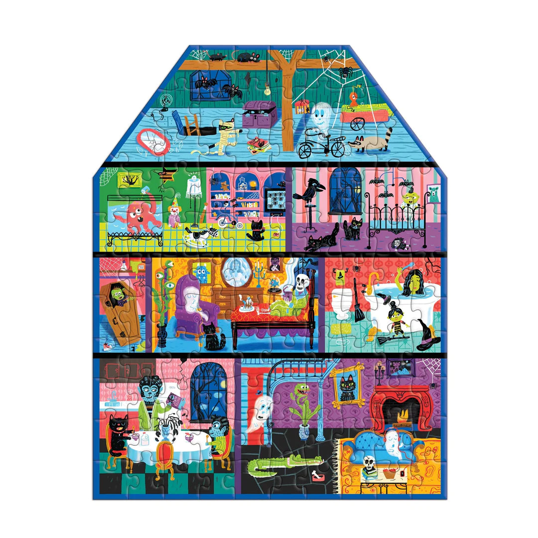 Spooky House Shaped Puzzle