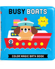 Busy Boats Color Magic Bath Book